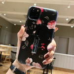 Fashion hoesje met vingerhouder - iPhone 12/12 Pro, Bloemen