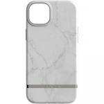 Richmond & Finch iPhone 12/12 Pro Freedom Case, Wit Marmer, Zilver