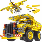 Lego Goodyear licentie - 2 in 1 - Dumper en vliegtuig