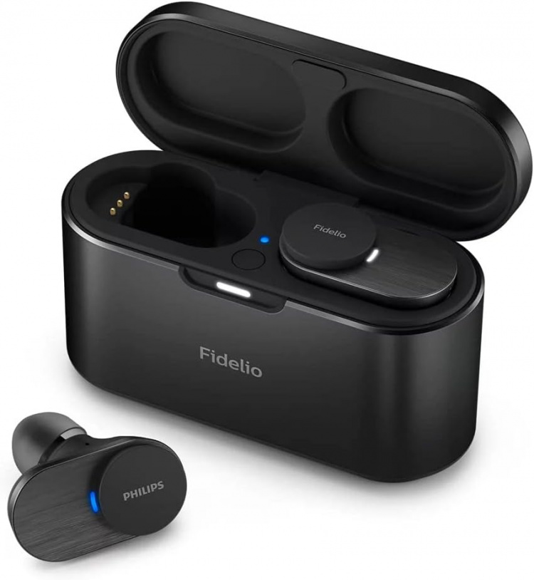 Philips Fidelio T1 draadloze hoofdtelefoon, in-ear, zwart
