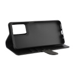 Essentials Motorola Moto G24 Power PU plånboksfodral med 3-kortplatser, Svart