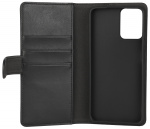 Essentials Motorola Moto G35 PU wallet, detachable, 3 cards, black