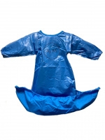 Practical Slabbetje met lange mouwen, blauw