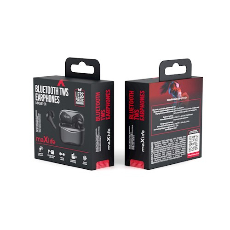 Maxlife MXBE-01 - TWS-koptelefoon, zwart