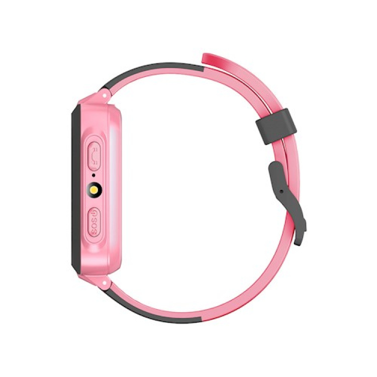 Maxlife Smartwatch med silikonarmband för barn, Rosa - 2G