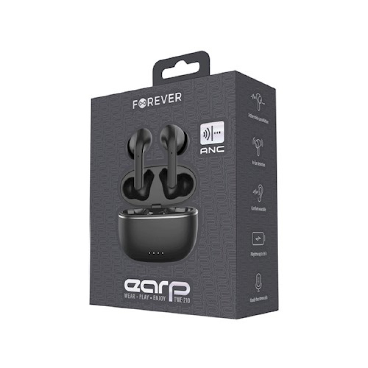 Forever Draadloze Bluetooth-koptelefoon, zwart