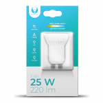 LED Lamp, GU10 MR11, 3W, 230V, 3000K, Keramisch, Warm Wit