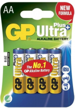 GP Ultra Plus Alkaline AA-batterij, 15AUP/LR6, 4-pack