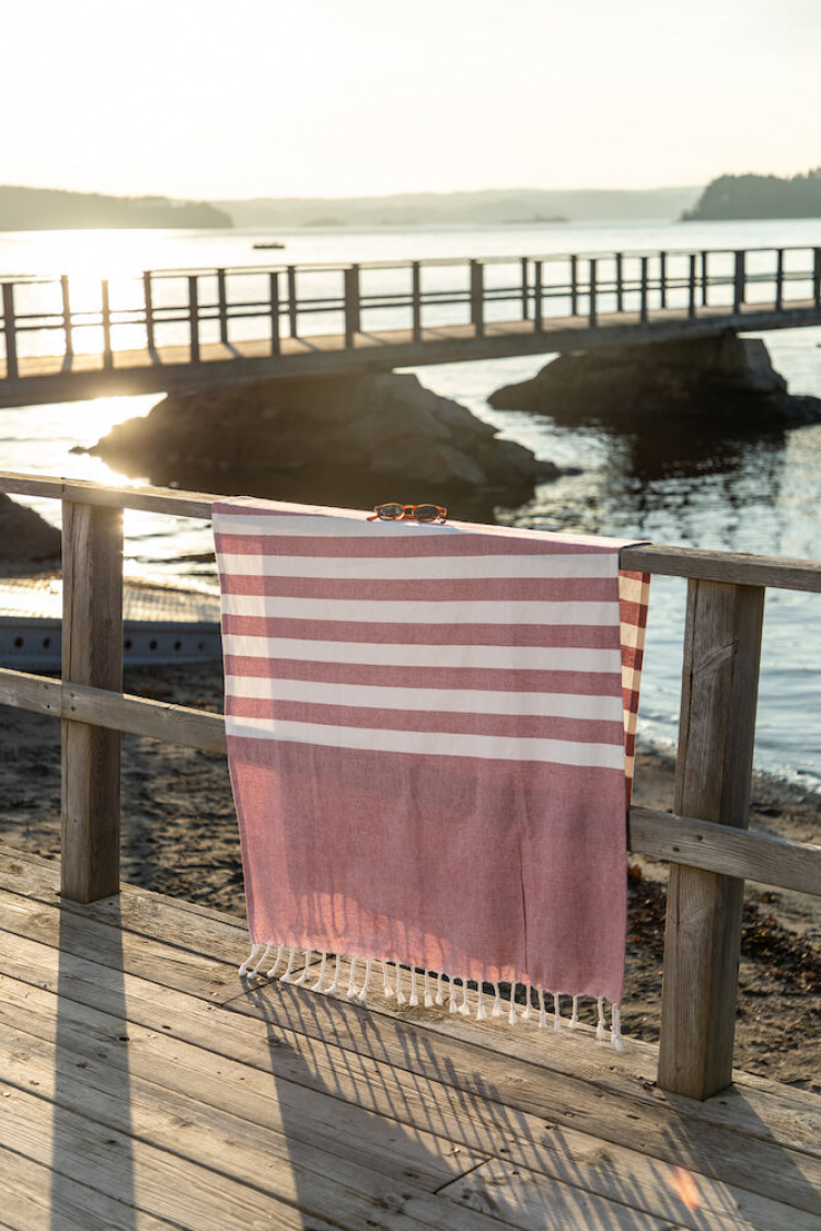 Lord Nelson Victory Hamam Morhult Badlakan, Grå, 90x150 cm