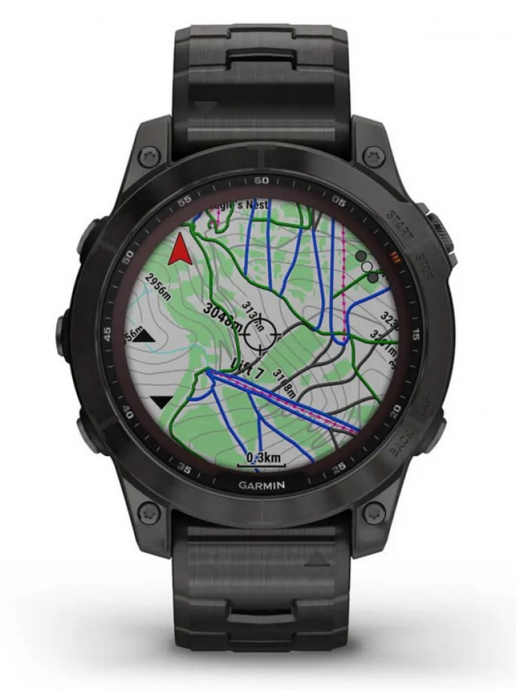 Garmin Fenix 7X Solar, Grå Garmin Fenix 7X Solar, Grå