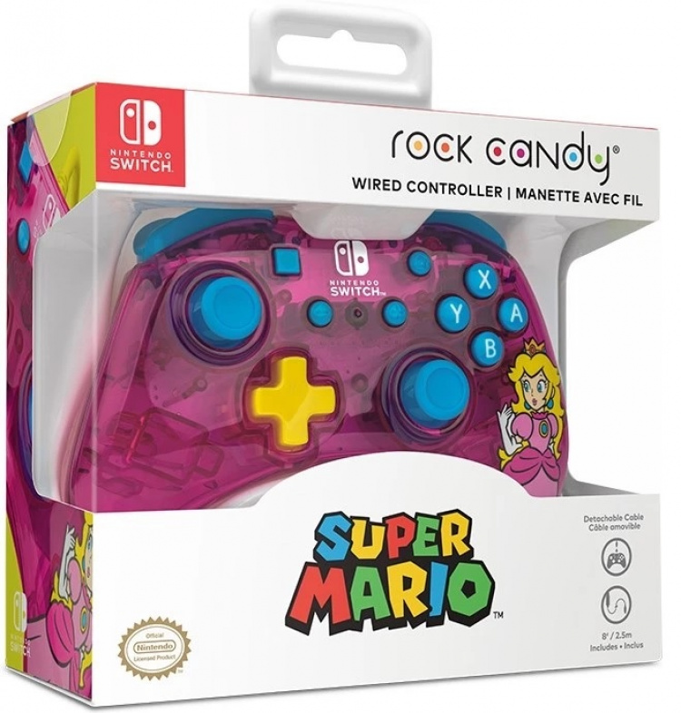 PDP Rock Candy Bedrade Controller - Perzik (Switch)