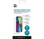 Defence Bundelverpakking: Transparant mobiel hoesje + screenprotector voor iPhone 13