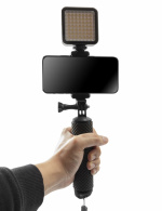GADGETMONSTER Vlogging Stick met LED-lampje