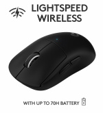 Logitech PRO X SUPERLIGHT Draadloze Gaming Muis, Zwart Logitech PRO X SUPERLIGHT Draadloze Gaming Muis, Zwart