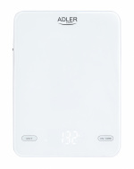 Adler AD 3177w Keukenweegschaal 10kg, USB opladen, Wit Adler AD 3177w Keukenweegschaal 10kg, USB opladen, Wit