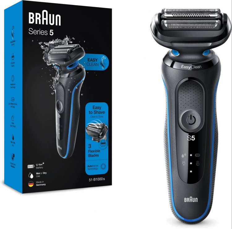 Braun Shaver 51-B1000S Blue Braun Shaver 51-B1000S Blue