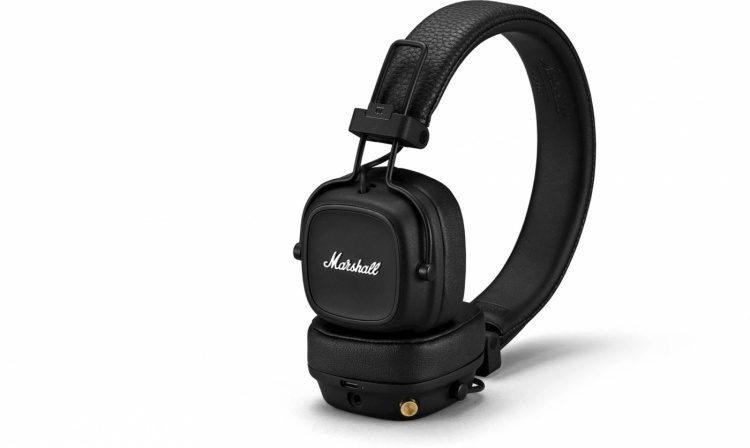 Marshall Major IV Trådlösa On-Ear hörlurar, Svart Marshall Major IV Trådlösa On-Ear hörlurar, Svart