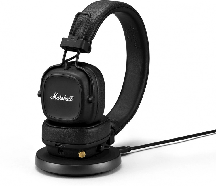 Marshall Major IV Trådlösa On-Ear hörlurar, Svart Marshall Major IV Trådlösa On-Ear hörlurar, Svart