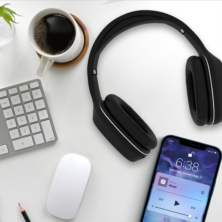 Forever BTH-505 Draadloze hoofdtelefoon, On-ear, Zwart