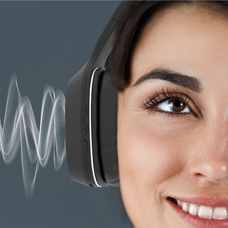 Forever BTH-505 Draadloze hoofdtelefoon, On-ear, Zwart