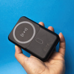 Forever MATB-100 Powerbank met draadloos opladen, PD QC 22,5W 10000 mAh, zwart