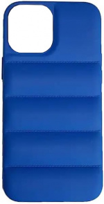 Puffer hoesje voor iPhone 14 Plus, blauw