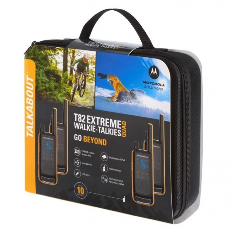 Motorola Talkabout T82 Extreme, Walkie Talkie 4-pack
