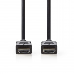 Nedis High Speed HDMI™-Kabel met Ethernet | HDMI™ Connector | HDMI™ Connector | 4K@30Hz | ARC | 10.2 Gbps | 3.00 m | Rond | PVC | Zwart | Envelop Nedis High Speed HDMI™-Kabel met Ethernet | HDMI™ Connector | HDMI™ Connector | 4K@30Hz | ARC | 10.2 Gbps | 3.00 m | Rond | PVC | Zwart | Envelop