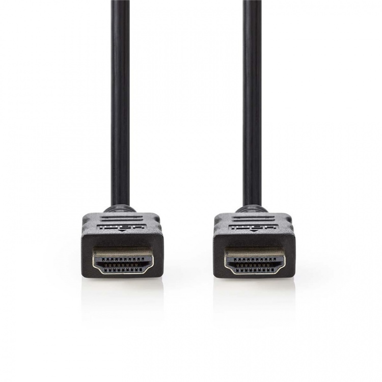 Nedis High Speed HDMI™-Kabel met Ethernet | HDMI™ Connector | HDMI™ Connector | 4K@30Hz | ARC | 10.2 Gbps | 3.00 m | Rond | PVC | Zwart | Envelop Nedis High Speed HDMI™-Kabel met Ethernet | HDMI™ Connector | HDMI™ Connector | 4K@30Hz | ARC | 10.2 Gbps | 3.00 m | Rond | PVC | Zwart | Envelop