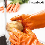 InnovaGoods Schoonmaakhandschoenen voor groenten InnovaGoods Schoonmaakhandschoenen voor groenten