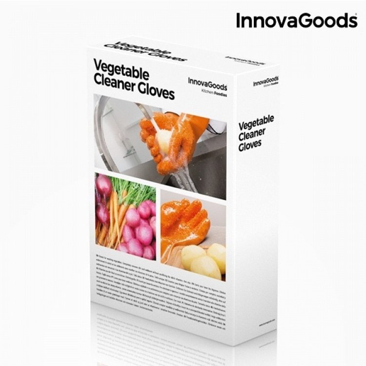 InnovaGoods Schoonmaakhandschoenen voor groenten InnovaGoods Schoonmaakhandschoenen voor groenten