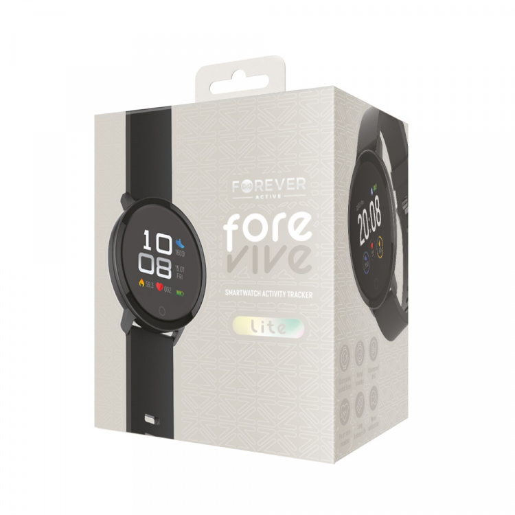 Forever Smartwatch ForeVive Lite SB-315, zwart