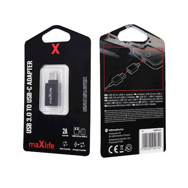Maxlife USB 3.0 till USB-C-adapter