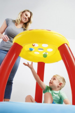 Bestway Fisher Price Opblaasbaar kinderzwembad / Ballenbak met dierenthema