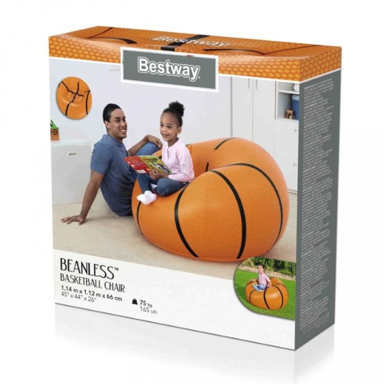 Bestway Opblaasbare fauteuil basketbal