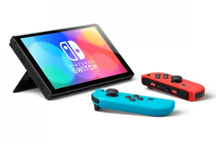 Nintendo Switch OLED - Rood/Blauw Nintendo Switch OLED - Rood/Blauw