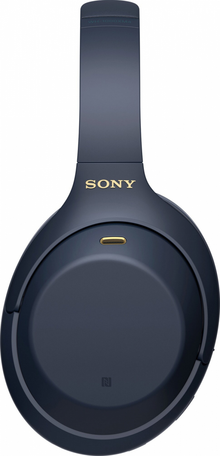 Sony draadloze around-ear hoofdtelefoon WH-1000XM4, Blauw Sony draadloze around-ear hoofdtelefoon WH-1000XM4, Blauw