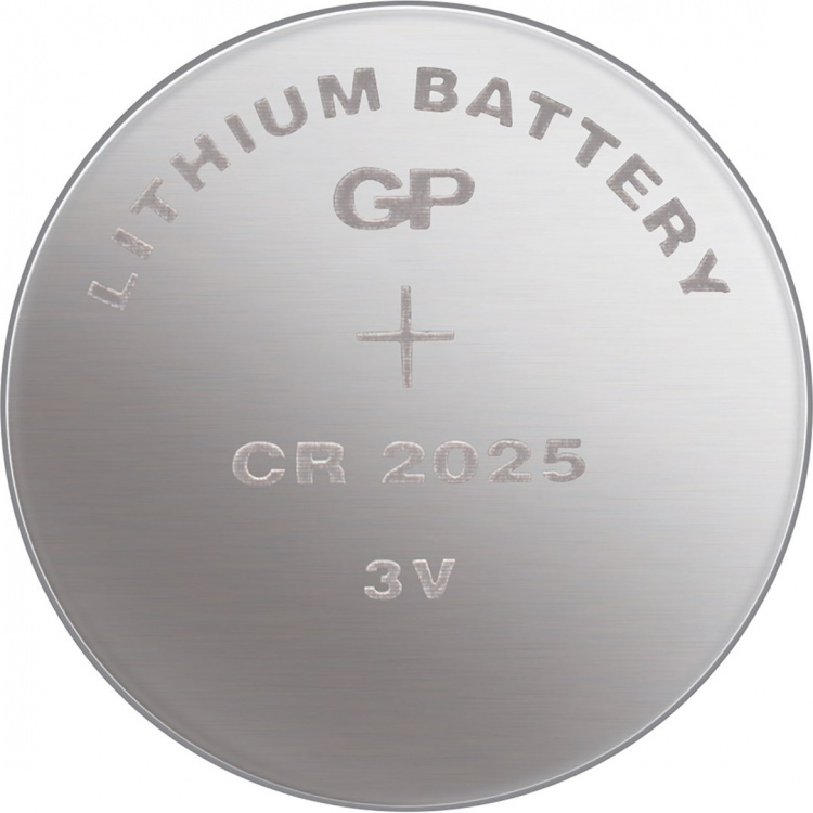 GP Knoopcel Lithium CR2025, 4-pak GP Knoopcel Lithium CR2025, 4-pak