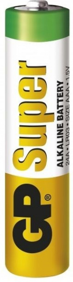 GP Super Alkaline AAA-batterij, 24A/LR03, 20-pak GP Super Alkaline AAA-batterij, 24A/LR03, 20-pak