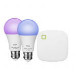 ADUROSMART Startpack 2 E27 RGB + Bridge 16 mil. colors ZigBee  ADUROSMART Startpack 2 E27 RGB + Bridge 16 mil. colors ZigBee