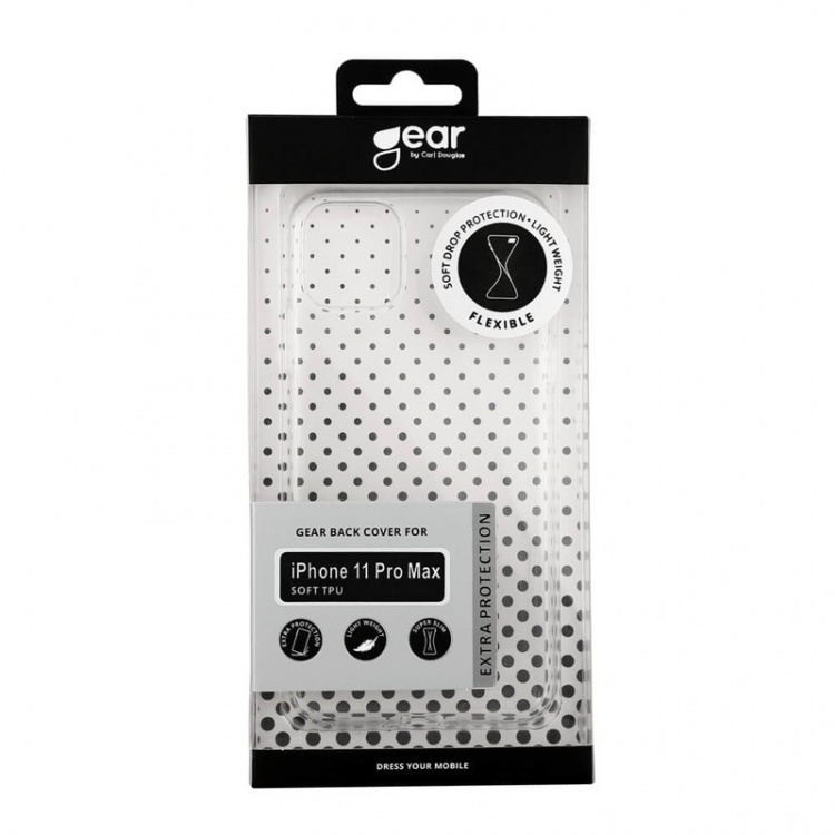 GEAR Mobile Cover Transparent TPU iPhone 11 PRO MAX