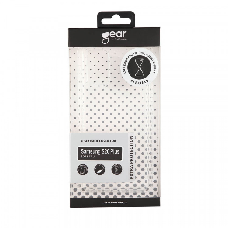 GEAR Mobile Cover Transparent TPU Samsung Galaxy S20 Plus