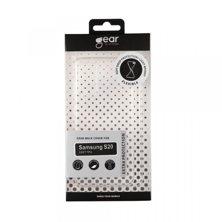 GEAR Mobile Cover Transparent TPU Samsung Galaxy S20