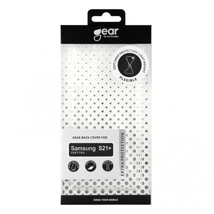 GEAR Mobilecover Transparent TPU Samsung S21+ GEAR Mobilecover Transparent TPU Samsung S21+
