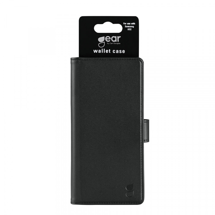 GEAR Wallet Black 3 Cardpockets Samsung A52 LTE