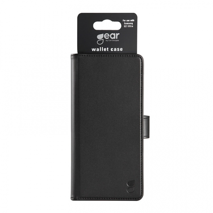GEAR Wallet Black 3 Cardpockets Samsung S21 Ultra