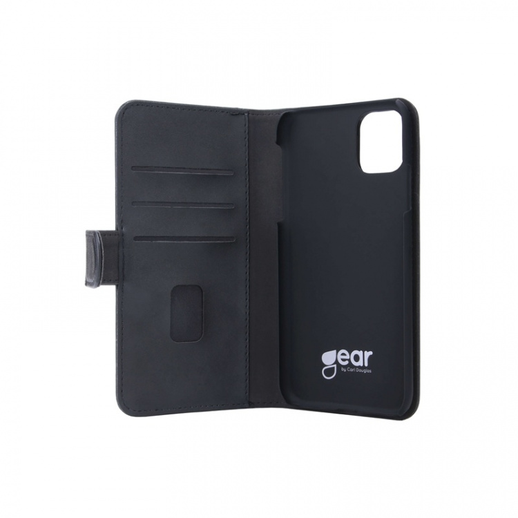 GEAR Wallet Black 3 Cardpockets iPhone 11 2in1 Magnetcover GEAR Wallet Black 3 Cardpockets iPhone 11 2in1 Magnetcover