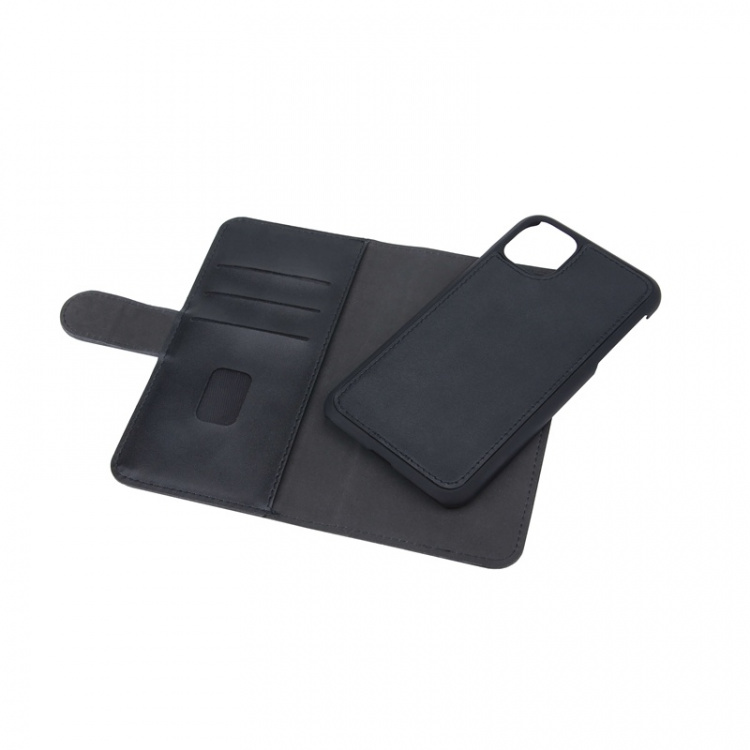 GEAR Wallet Black 3 Cardpockets iPhone 11 2in1 Magnetcover GEAR Wallet Black 3 Cardpockets iPhone 11 2in1 Magnetcover