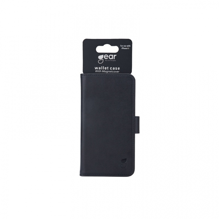 GEAR Wallet Black 3 Cardpockets iPhone 11 2in1 Magnetcover GEAR Wallet Black 3 Cardpockets iPhone 11 2in1 Magnetcover