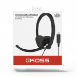 KOSS Headset CS300 On-Ear USB Black